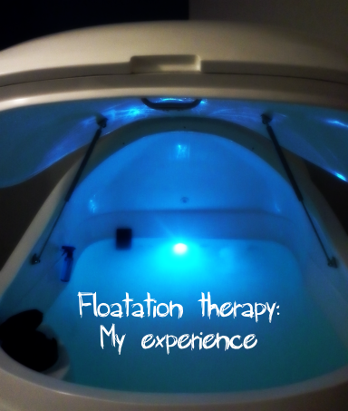 Floatation and sensory deprivation therapy review. Floatation tank with light and music.