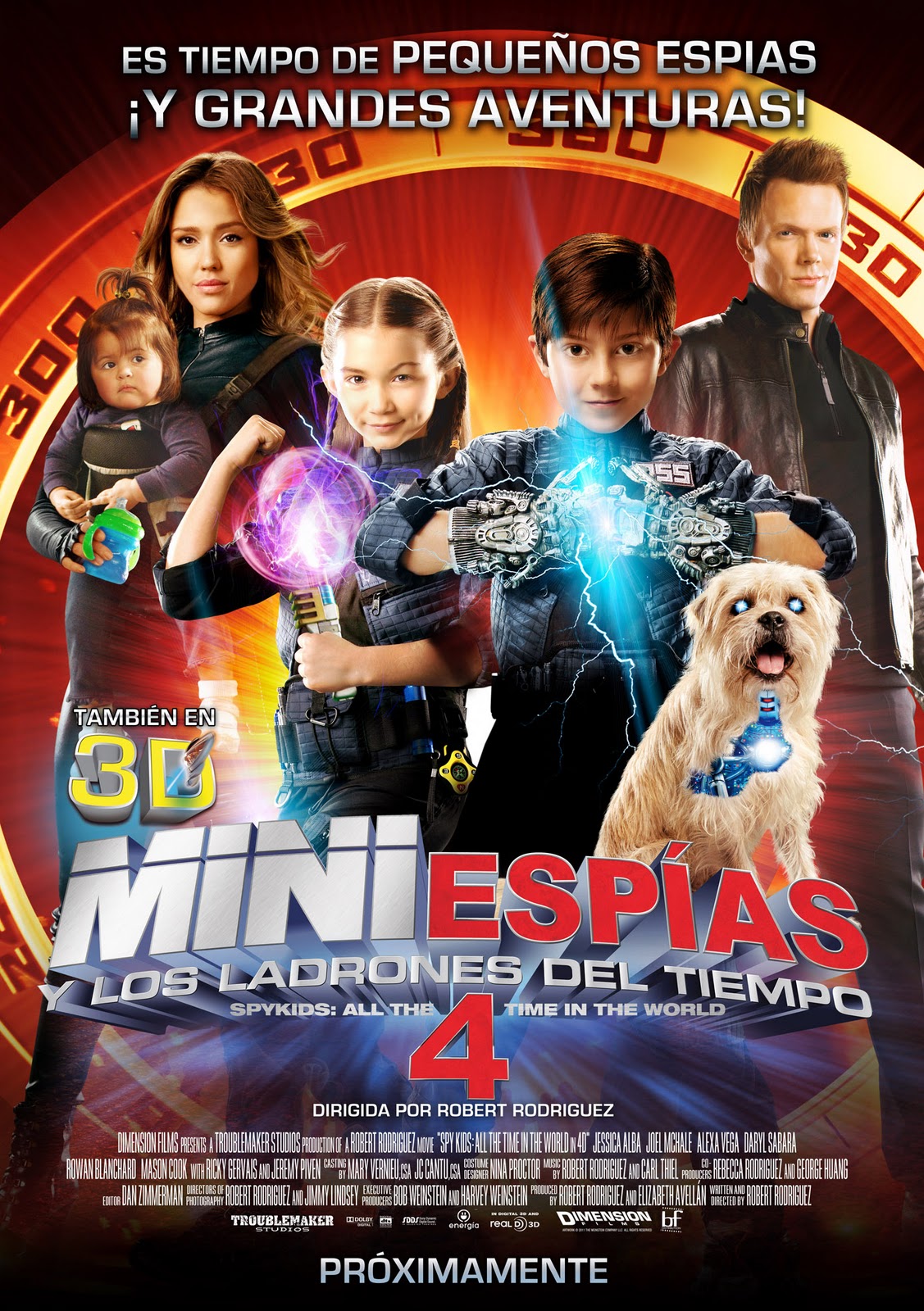 MINI ESPIAS 4 (2011) Spy Kids 4 All the Time in the World VIDEO KENT