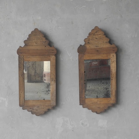 Pair 18th Century Tuscan Mirrors via Chateau Domingue as seen on linenandlavender.net
