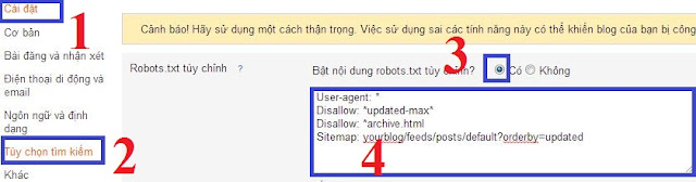 Google robots.txt tren blogspot