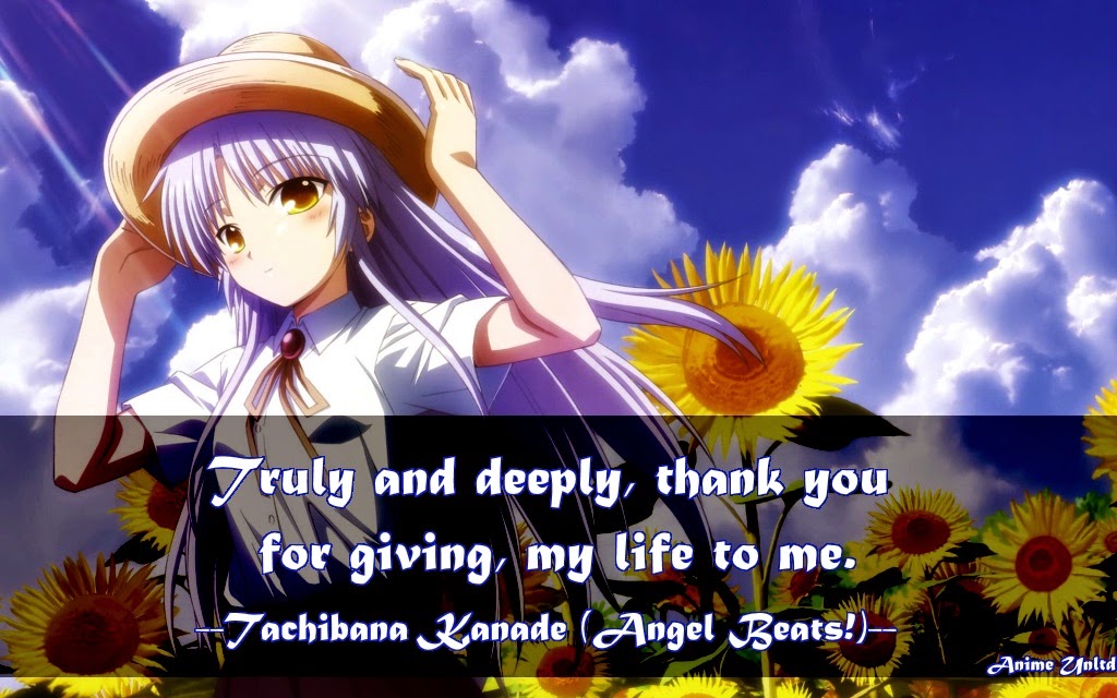 My Anime Review Angel Beats! Quotes