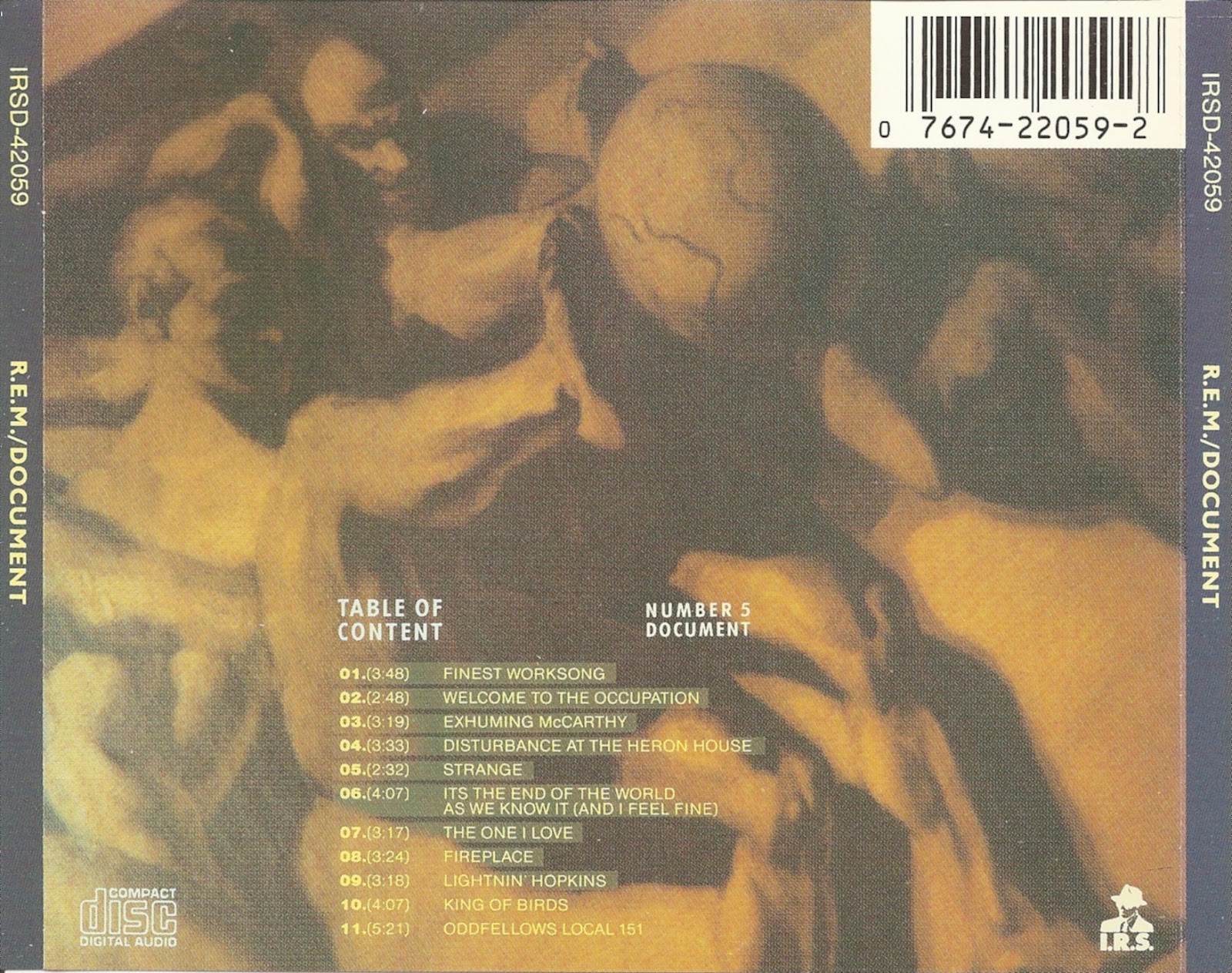 The First Pressing CD Collection R.E.M. Document