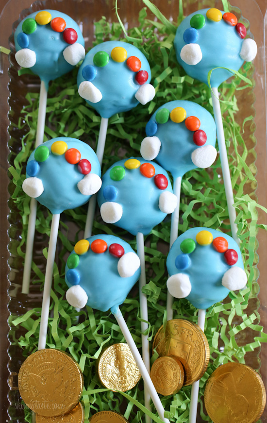 St Patricks Day Cake Pops Skinnytaste