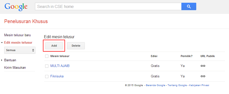 Cara Membuat Google Costum Search Engine di Blog Cara Membuat Google Costum Search Engine di Blog