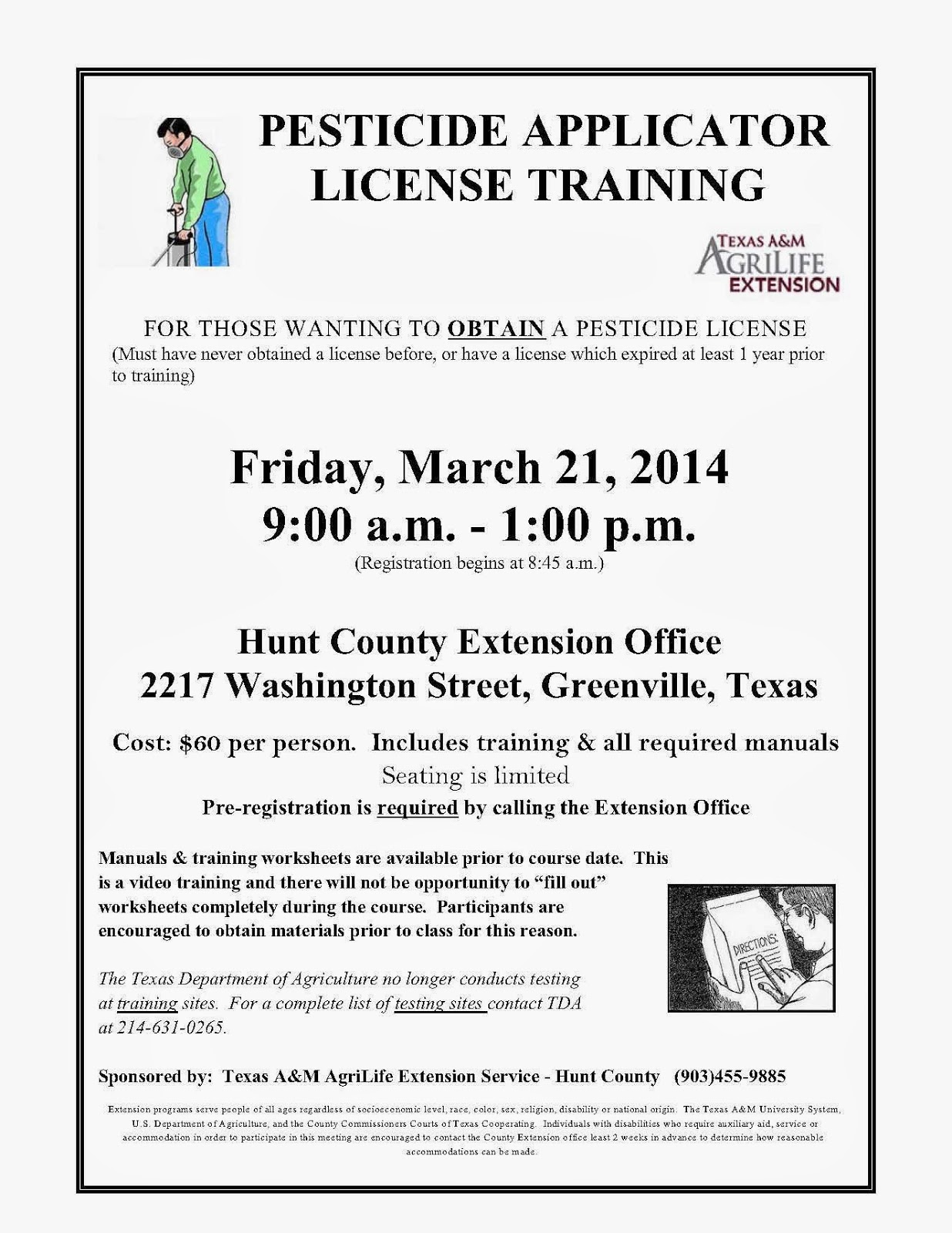 Hunt Co. Extension Ag Program February 2014