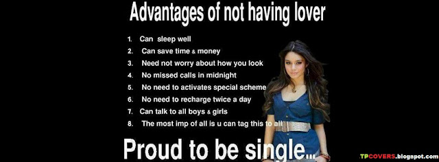 Advantages of not having lover - Proud to be single