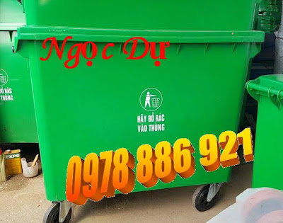 Thùng rác công cộng được làm từ nhựa HDPE+UV hàng phân phối toàn quốc