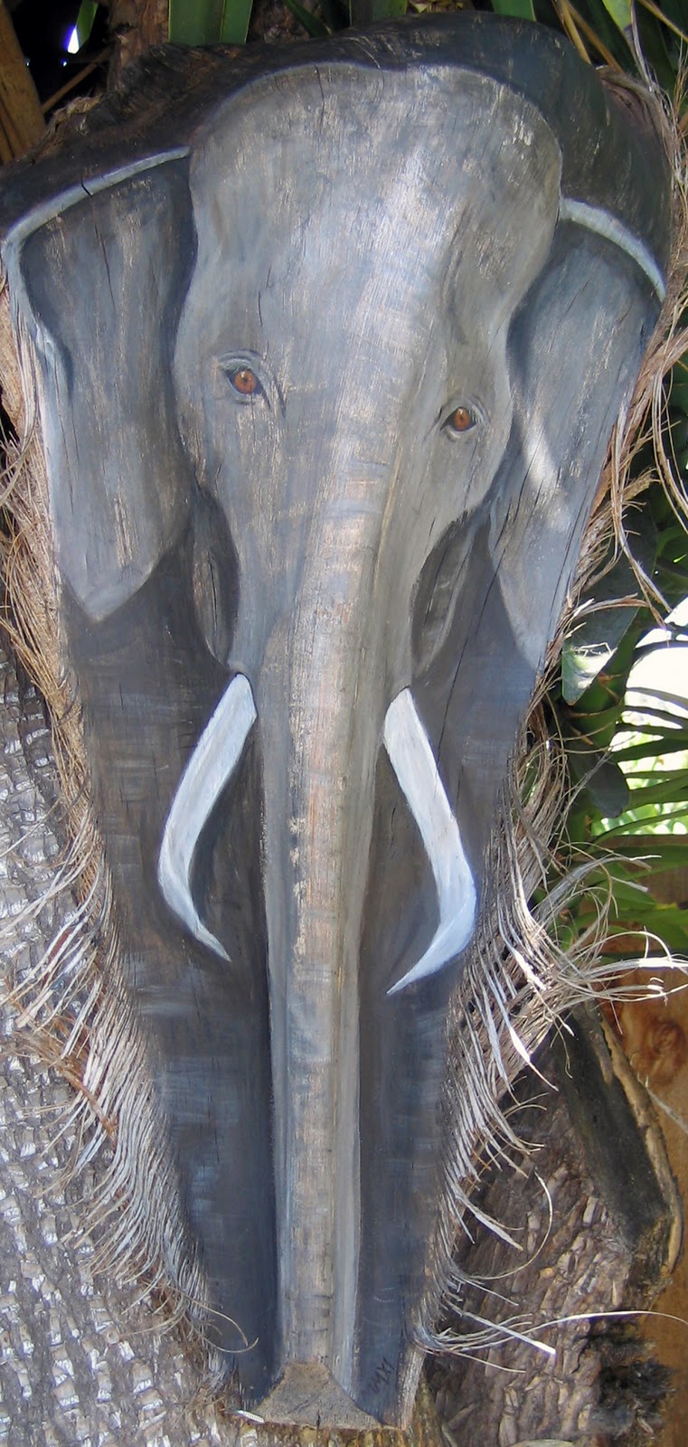 Images Of Paintings On Palm Fronds Images Of Paintings On Palm Fronds
