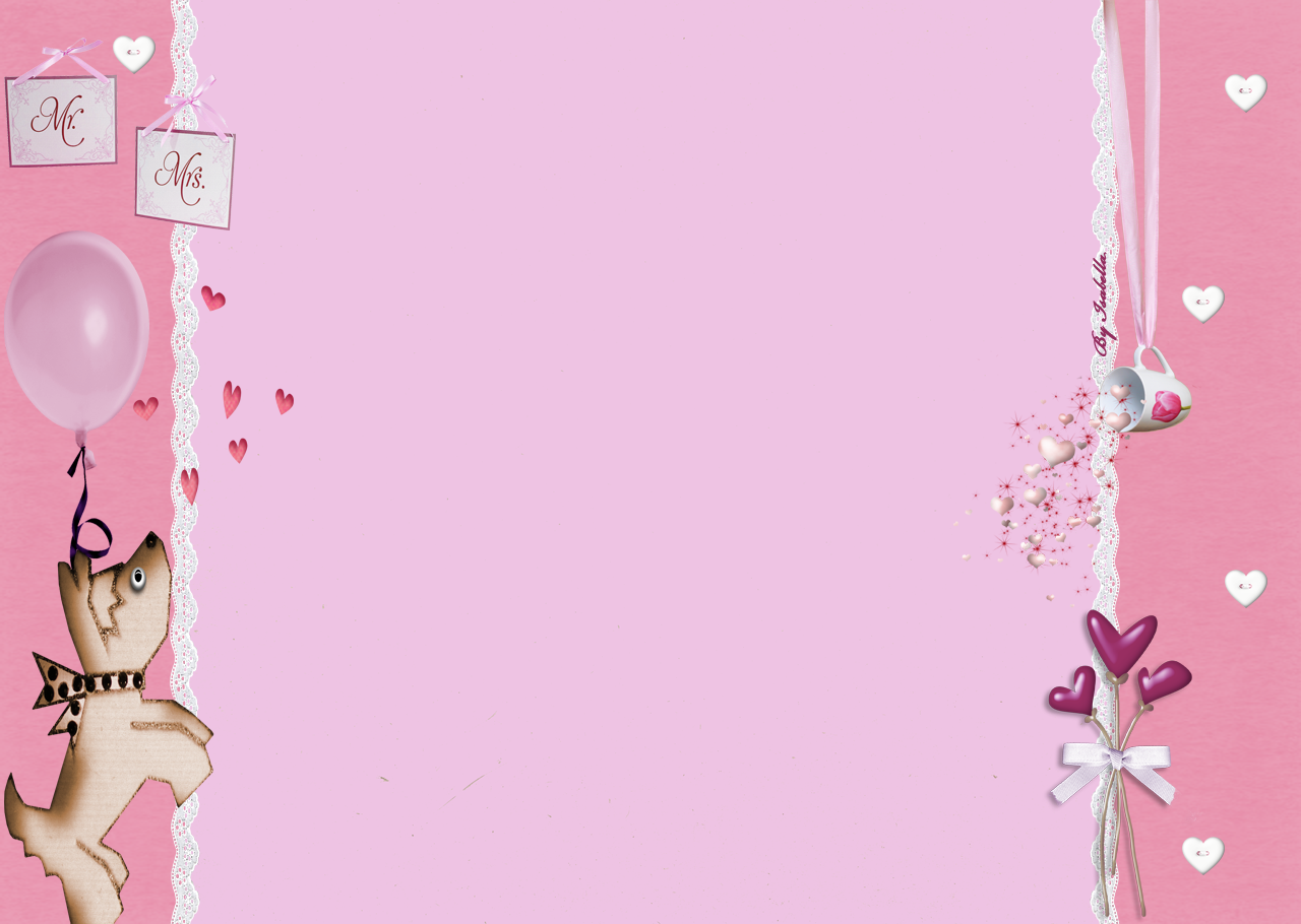 Cabecera y Fondo Rosa Love