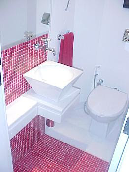 Dicas de Decoração de Banheiro com Pastilhas Fotos e dicas de como decorar banheiros