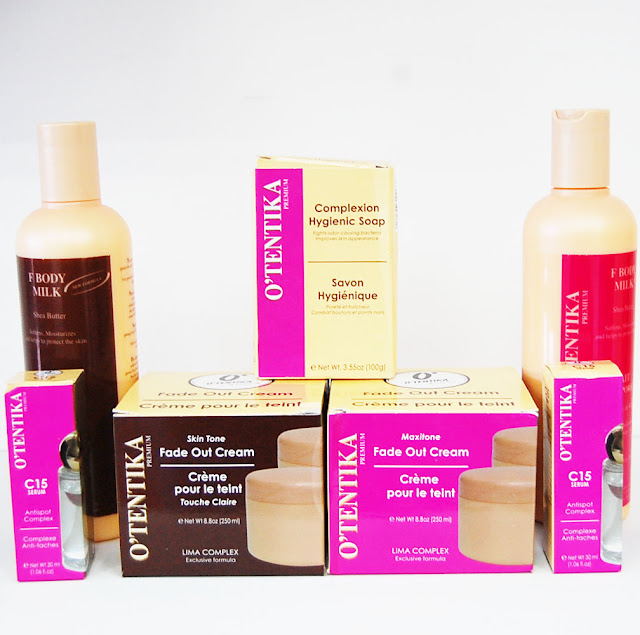 O'tentika Range of products SKIN SOLUTIONS TANZANIA