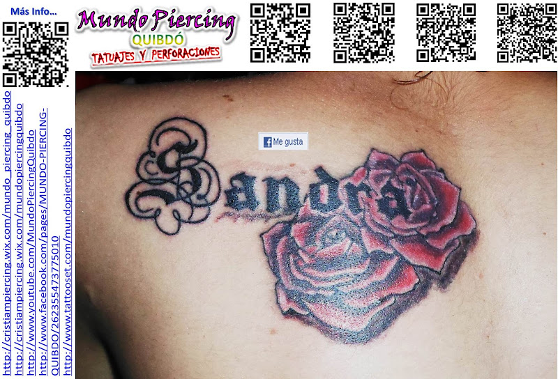 Rosas + Nombre Tattoo. title=