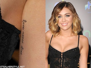 miley cyrus tattoo