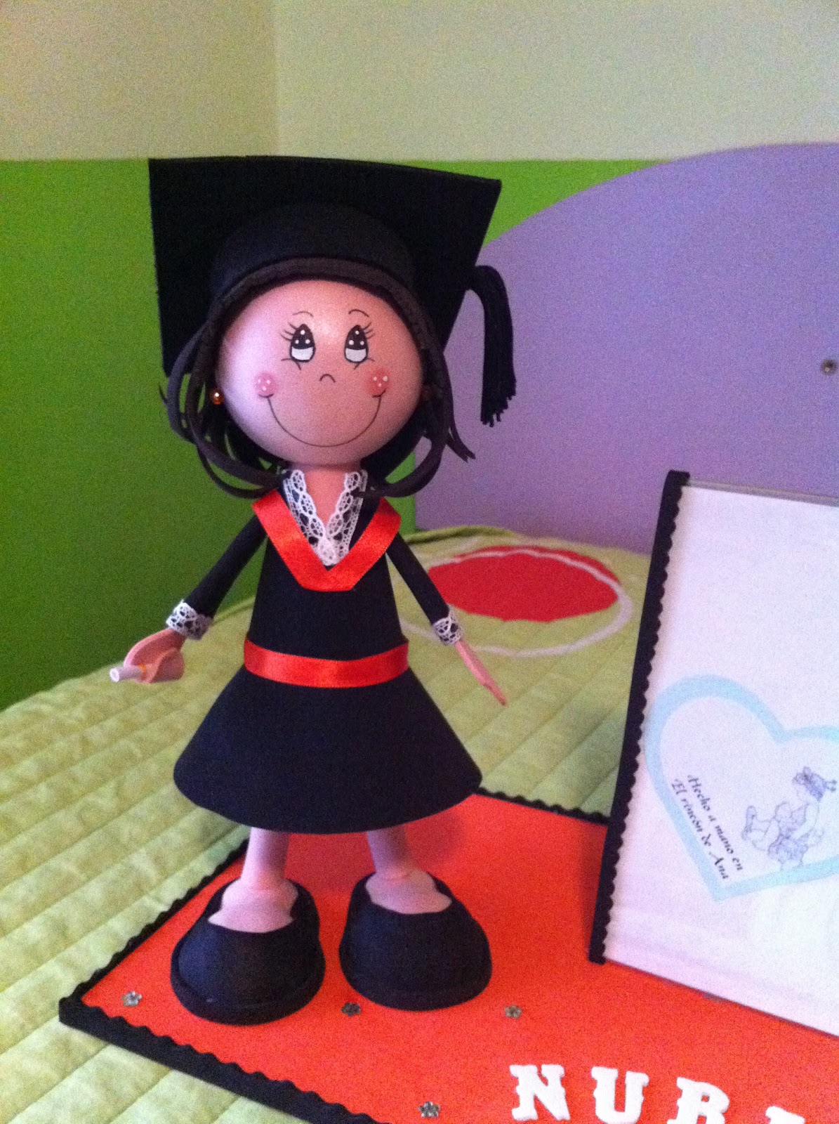 muñecas de graduacion de foami
