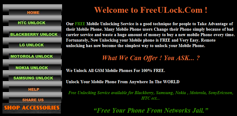 phone and generate the unlock code for your mobile phone. Enjoy