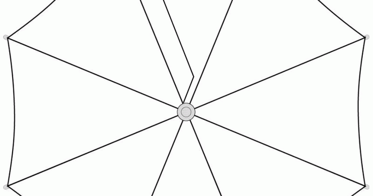 Kids Page: Umbrella Top Template - To Use A Plethora Ofs Pint Coloring