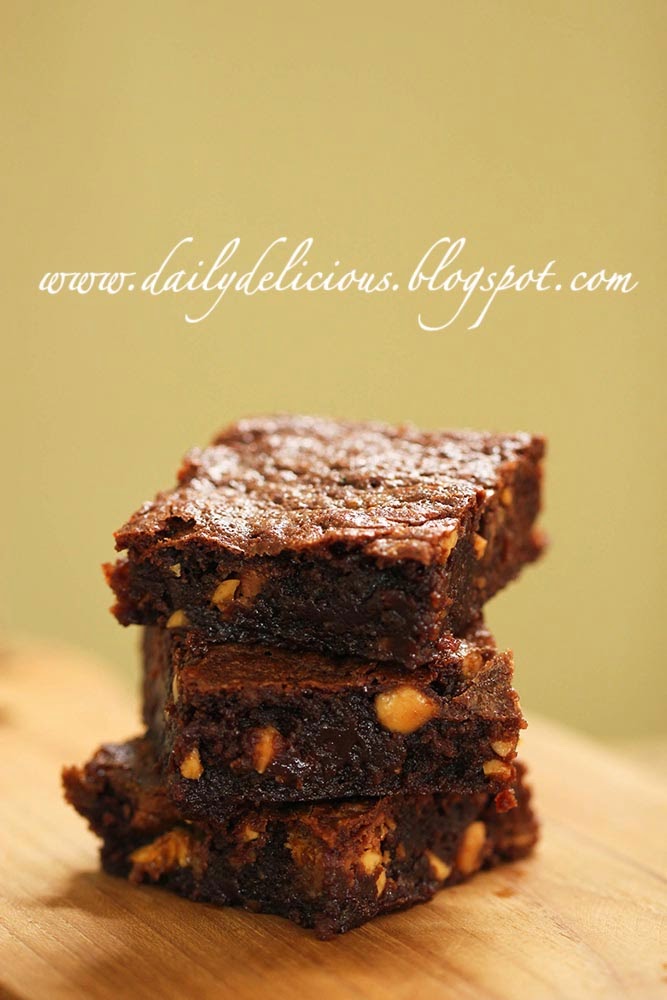 dailydelicious Snicker Fudge Brownies When my candy bar turn into
