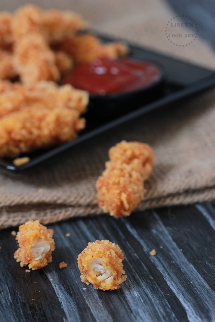 Cornflake Chicken Fingers Lincy's Cook Art