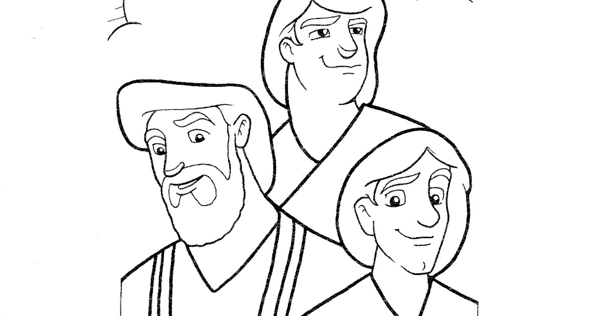 Pablo Y Silas Para Colorear