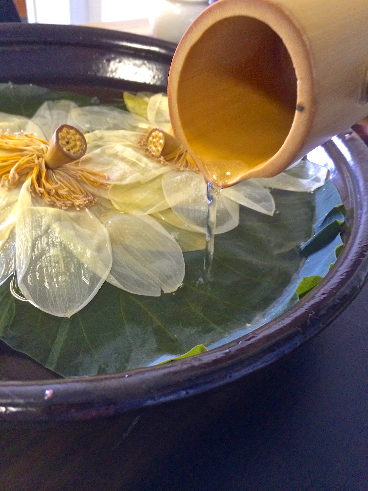 Handol Tearoom June 25th Tea Tasting Lotus flower and lotus leaf tea