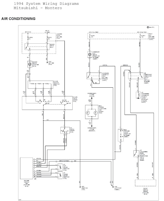 Automotix Wiring Diagrams 1994 Mitsubishi Montero