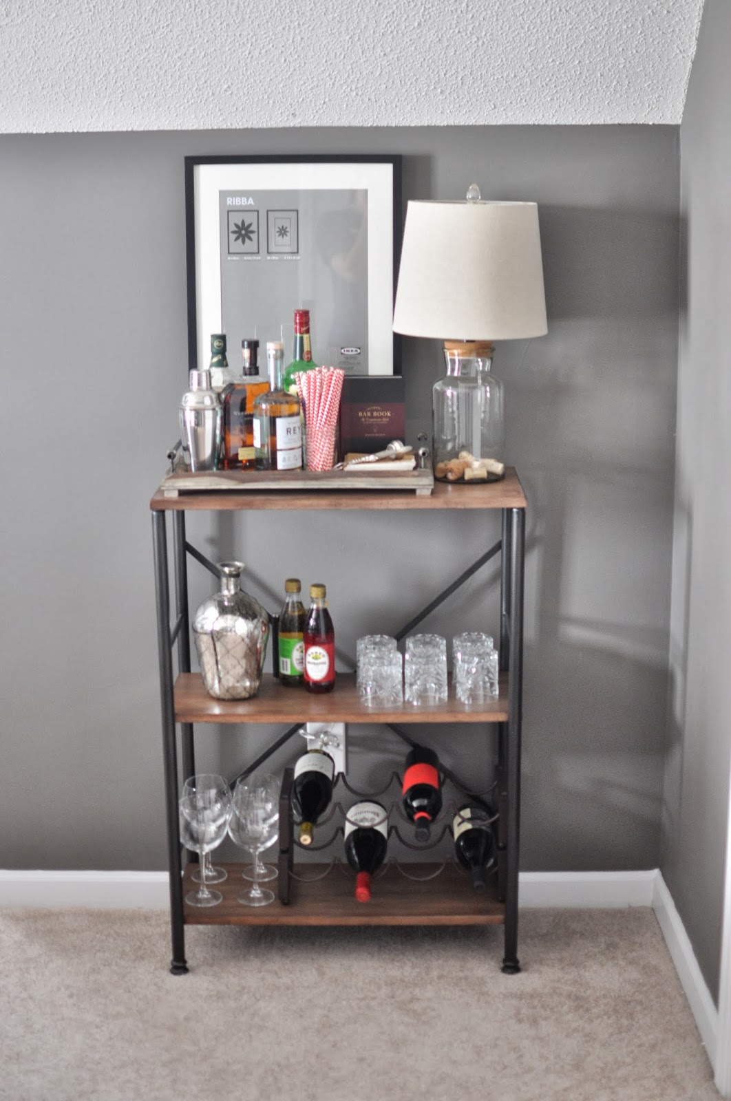 Not So Newlywed McGees Media Room Bar