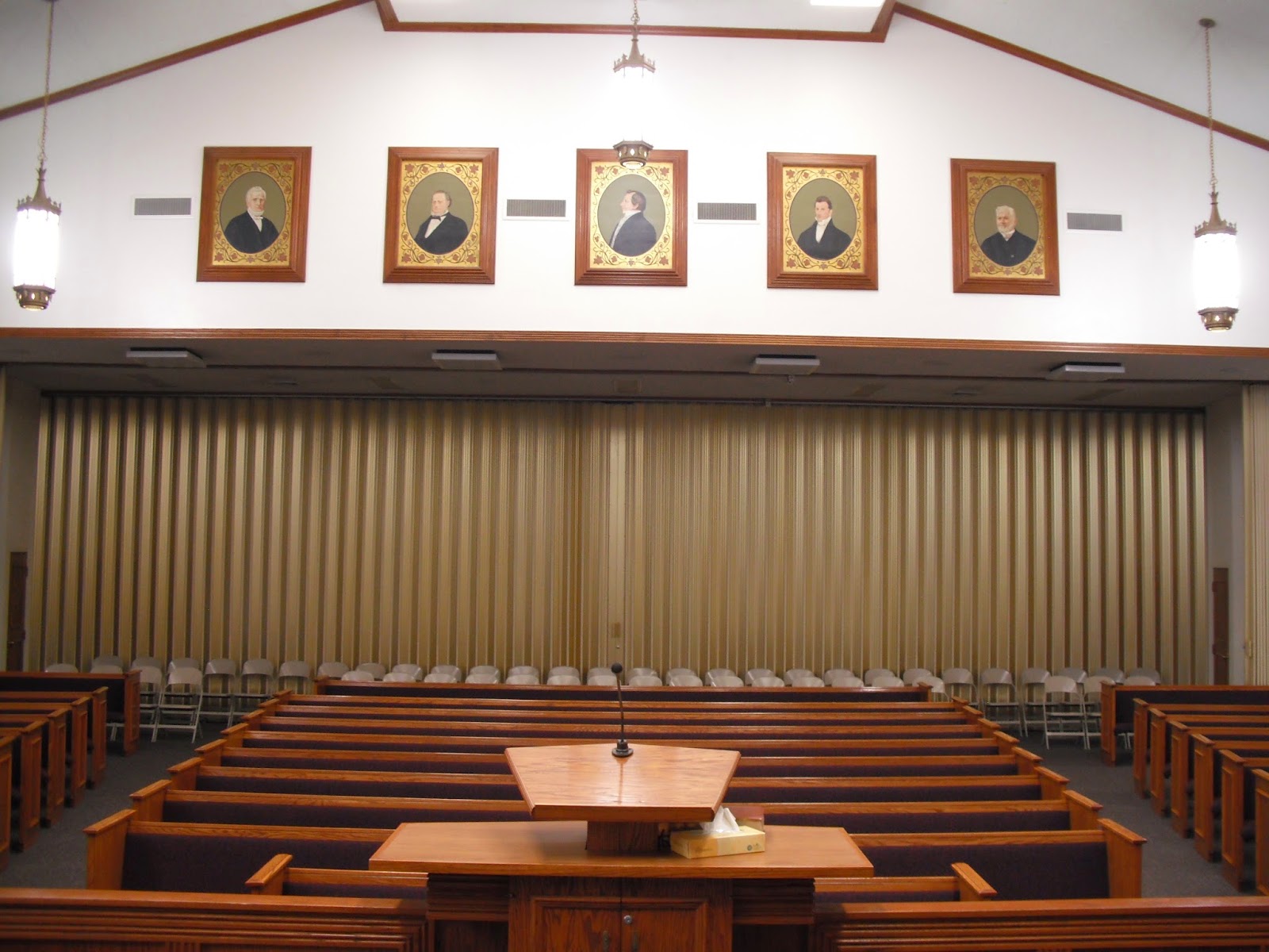 Historic LDS Architecture Coalville Stake Center Interior