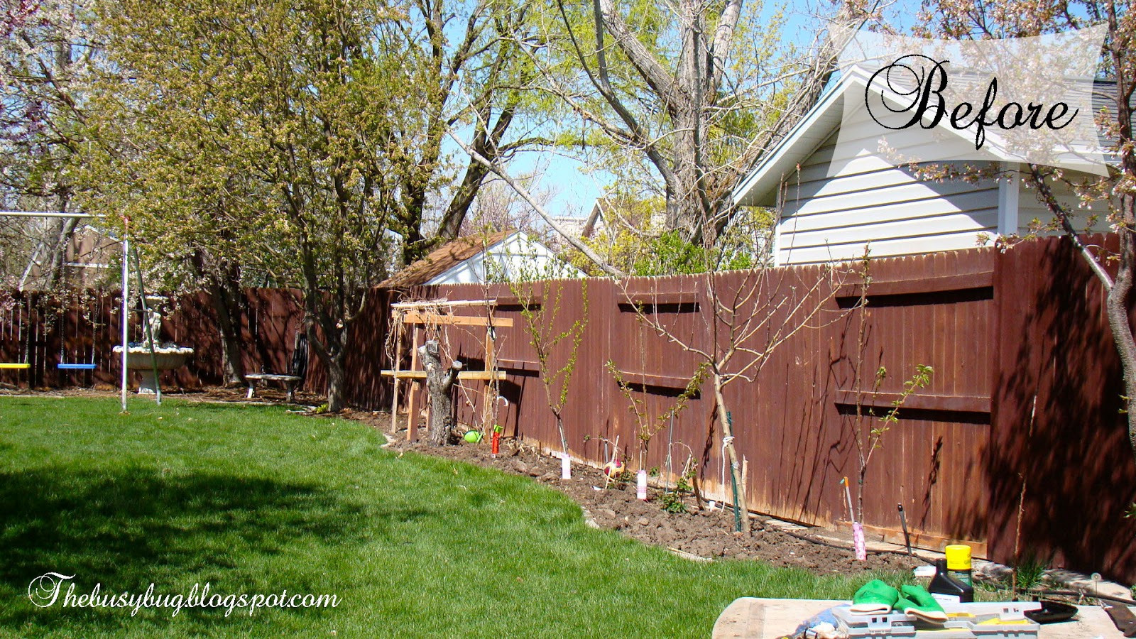 The Busy Bug PAINTED FENCES "THE NEW CLEAN LOOK"