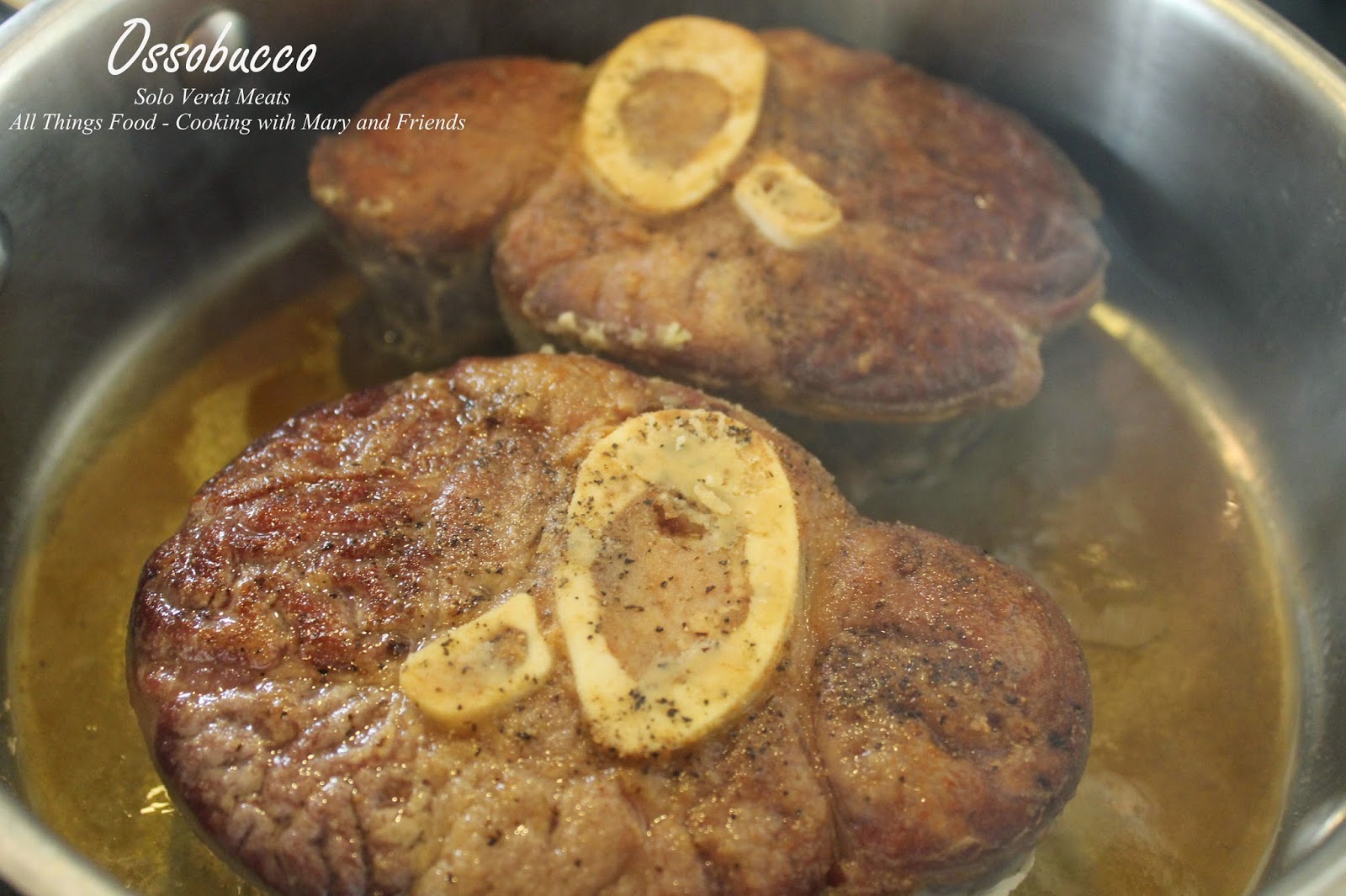 Cooking With Mary and Friends Ossobuco with CrossCut Beef Shanks