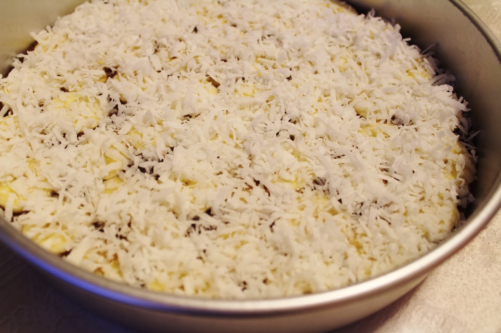 Blog as you Bake Banana Coconut Upside Down Cake