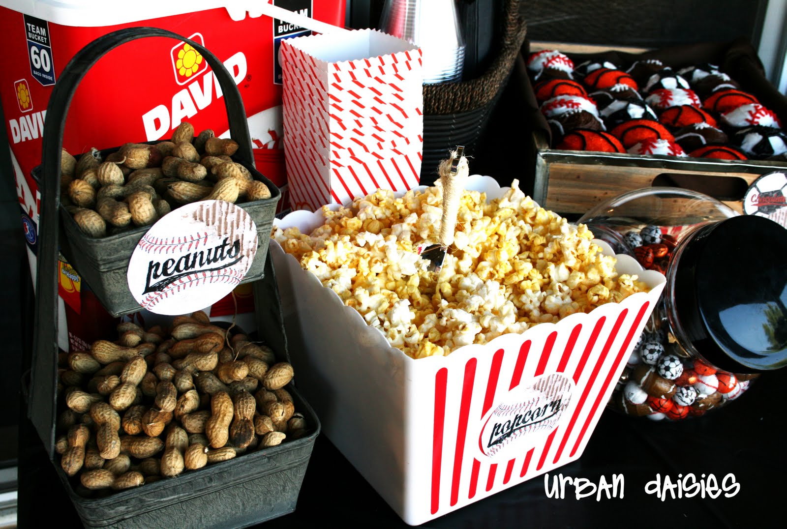 Urban Daisies Sports Birthday Party