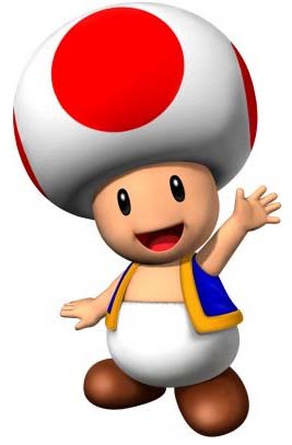 Como desenhar Cogumelo Toad Super Mario Bros 