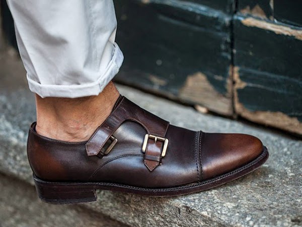 sapato de fivela masculino