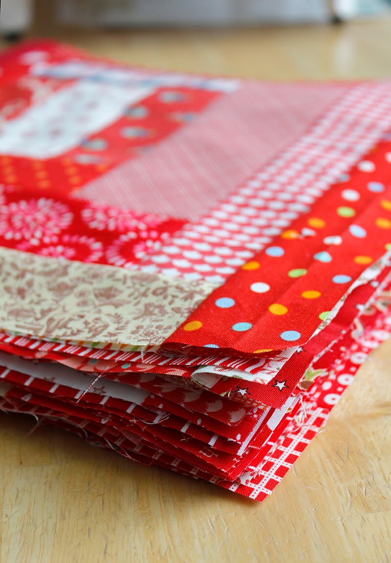 A Bright Corner Wonky Log Cabin Quilt
