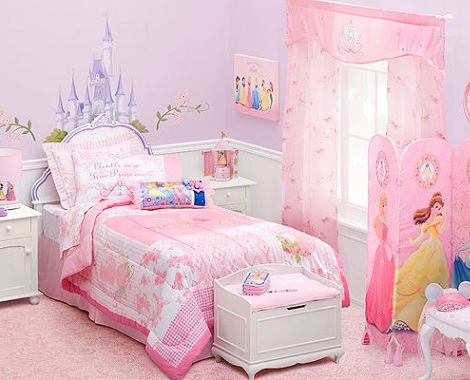 Dormitorio de Princesas de Disney en rosa | Dormitorios Juveniles