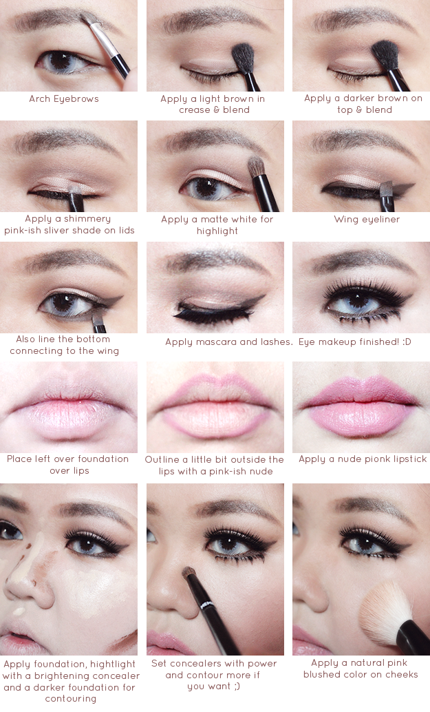 yummmiiee Korean MakeUp VS American Makeup Tutorial