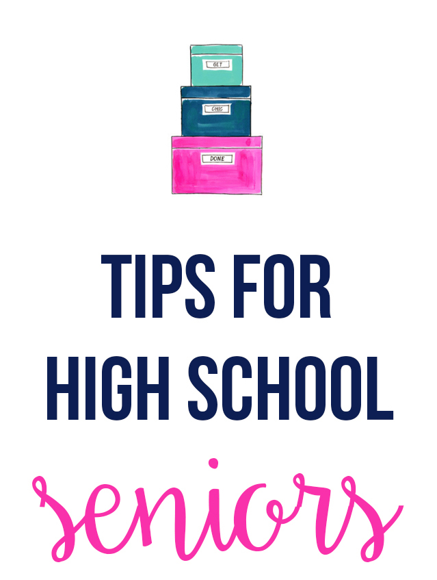 advice for high school seniors