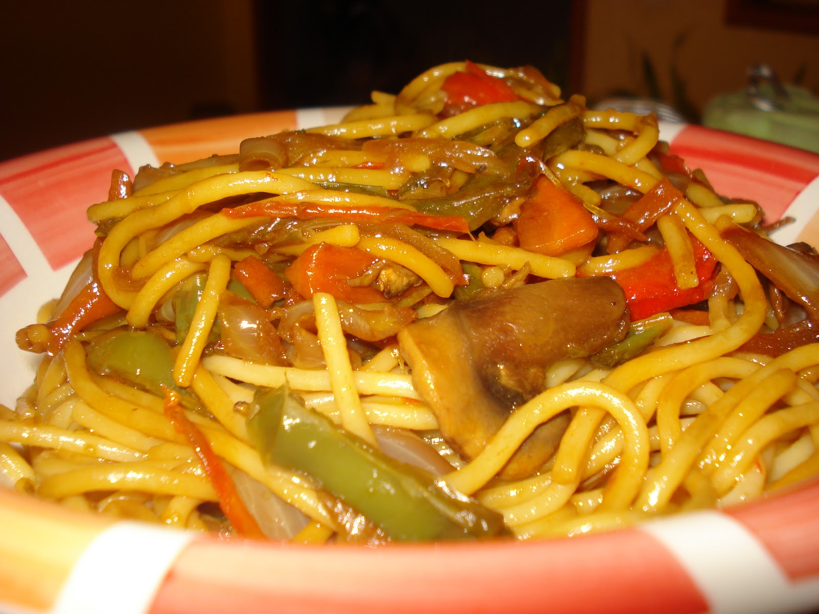 Las recetas de Omy PASTA AL ESTILO ORIENTAL