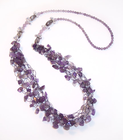 Wire Crochet Necklace Tutorials ~ The Beading Gems Journal