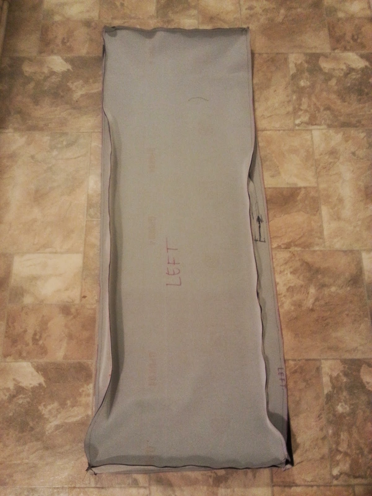 Good Times How to make leather covered Cushions for a Breakfast Nook