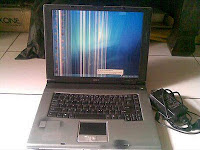 Monitor LCD Gambar Garis-garis Monitor LCD Gambar Garis-garis