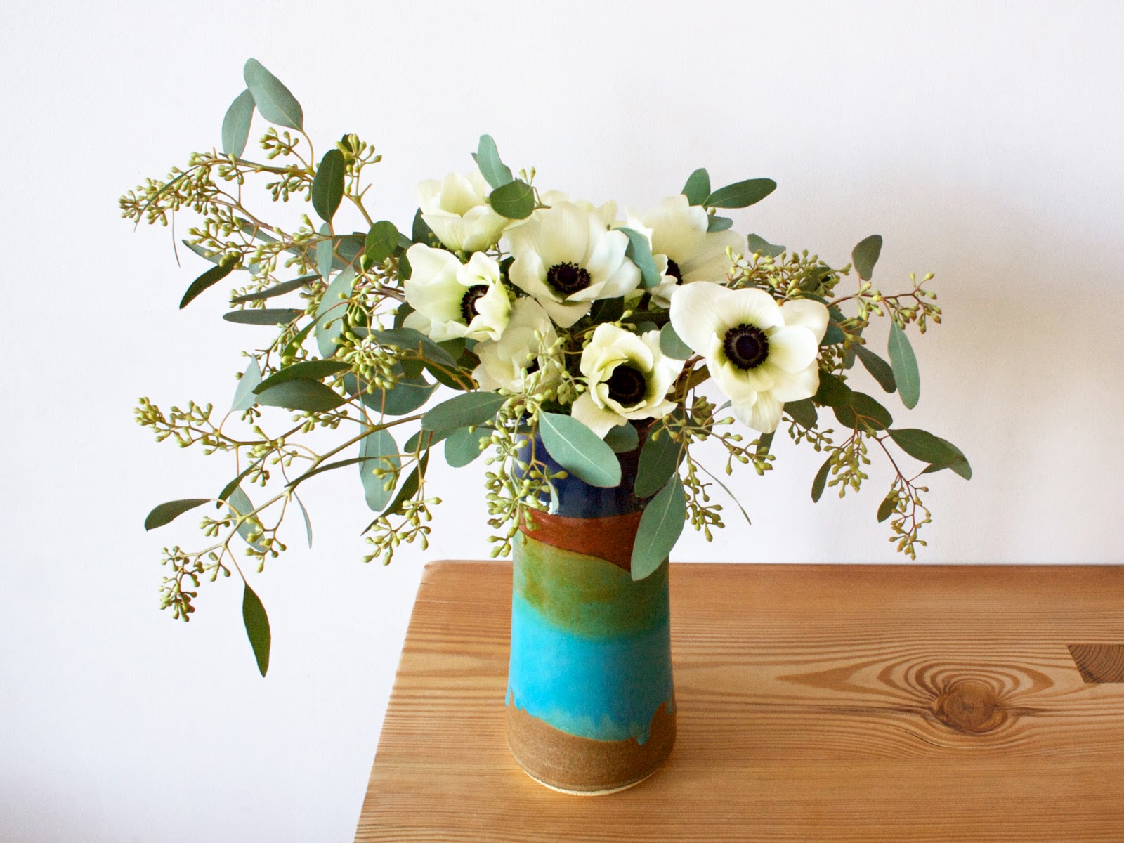 Birth month flower of february ARIEL DEARIE FLOWERS: Collaboration with Janet Williams Pottery