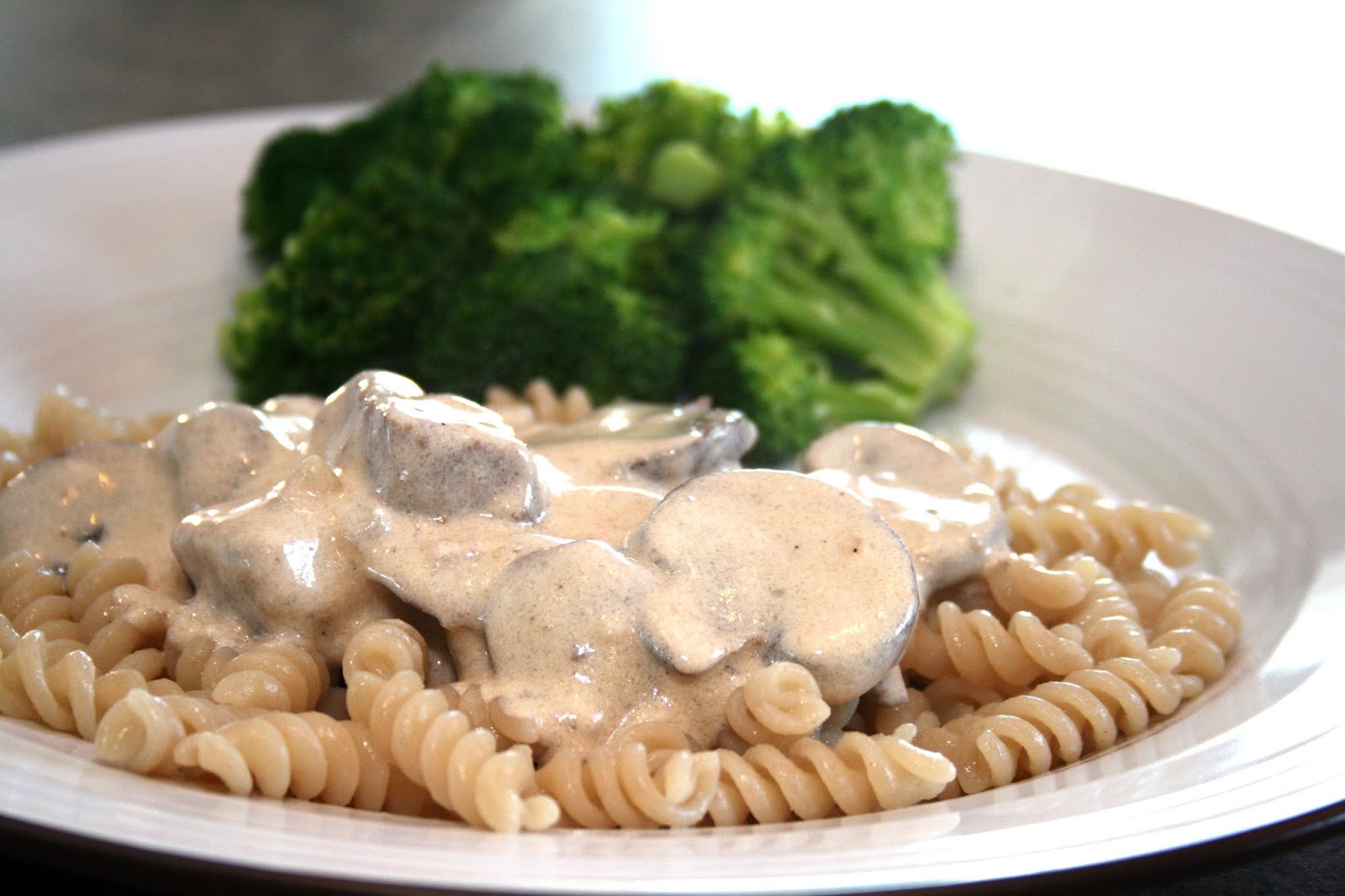 Lazy Gluten Free Beef Stroganoff with Leftover Steak