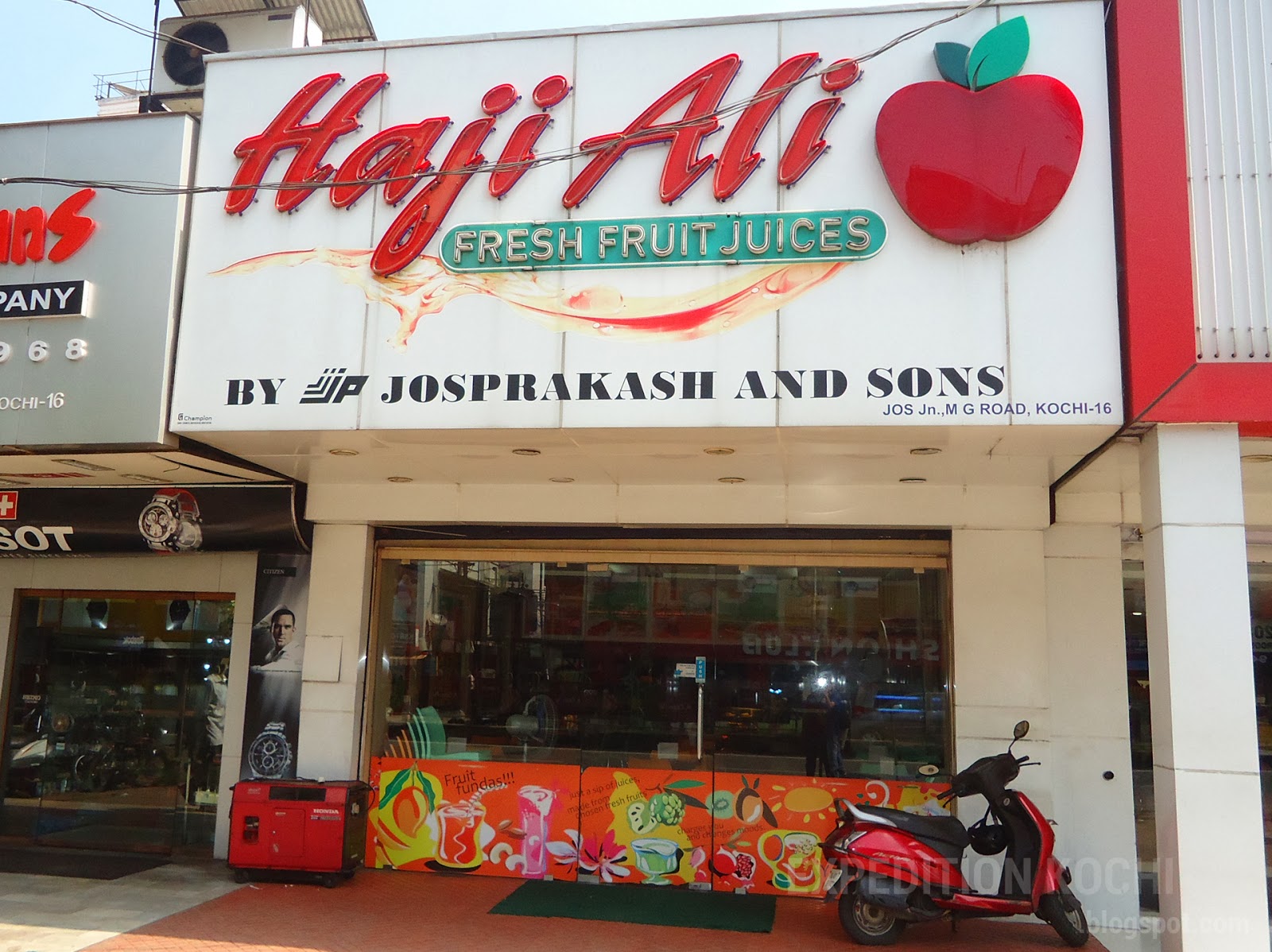 Expedition Kochi Haji Ali Fresh Fruit Juices