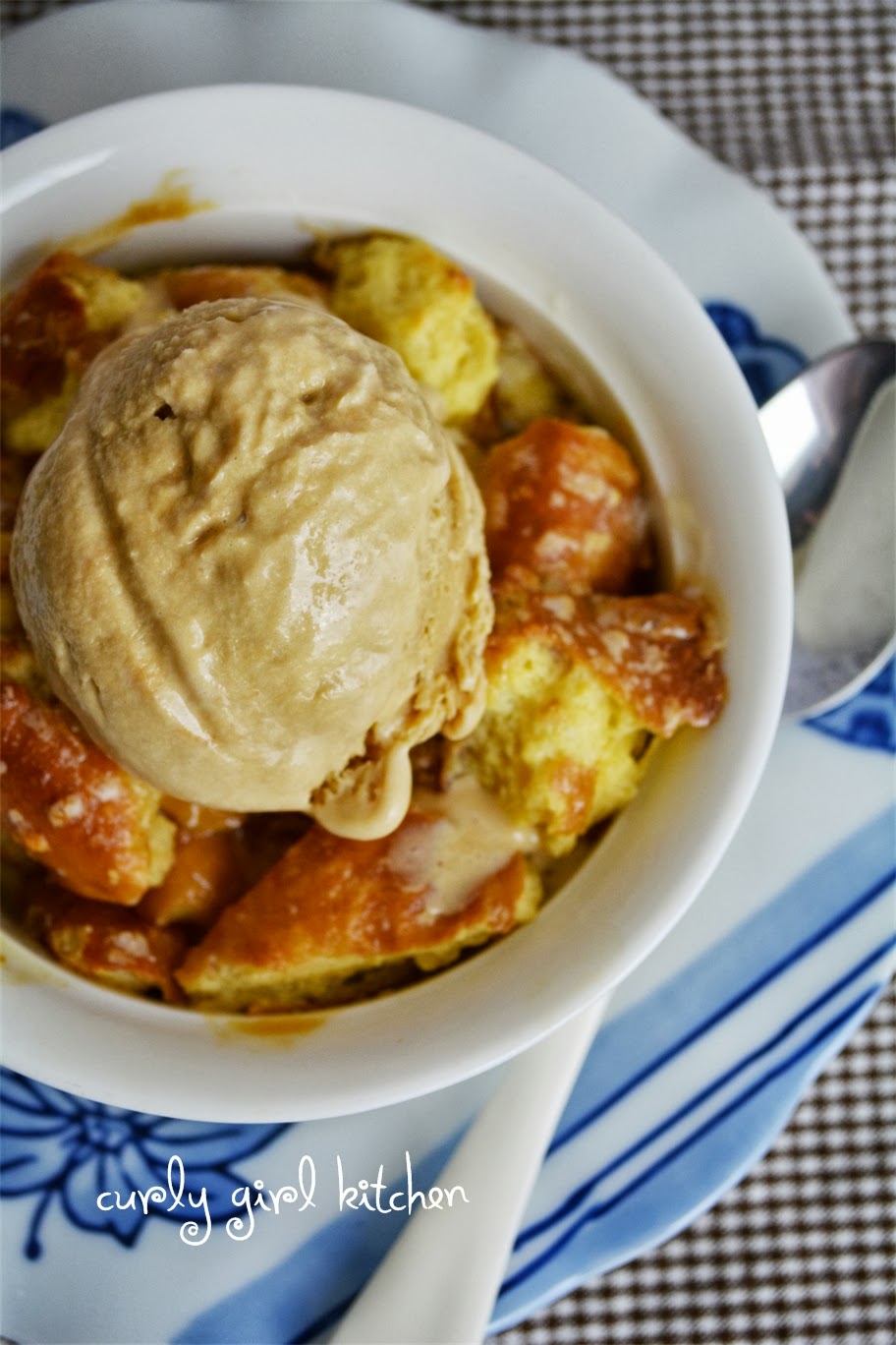 Curly Girl Kitchen Doughnut Bread Pudding