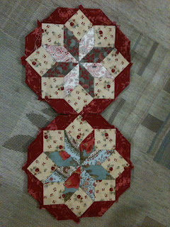 paper english piecing quilt point star