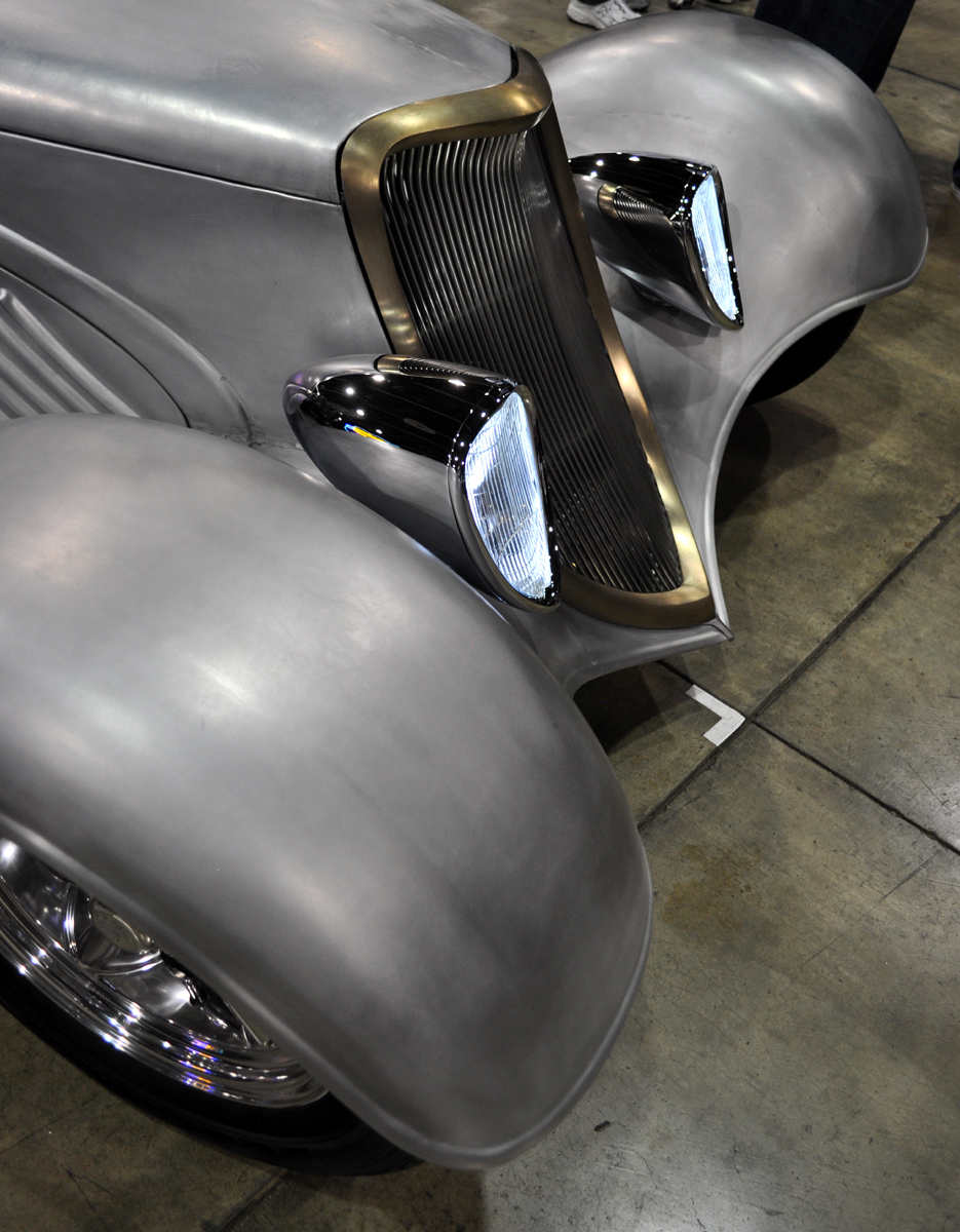 Steve's Auto Restoration has a striking aluminum hot rod, and cool