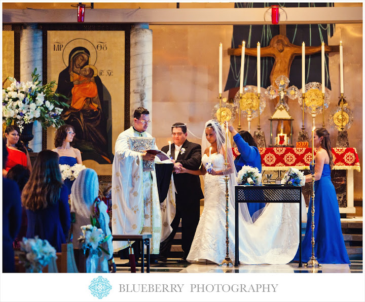 Ascension Cathedral Oakland beautiful indoor church ceremony wedding photography session