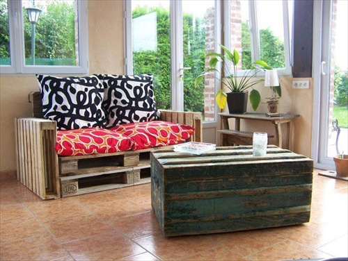 Living Room Furniture Made From Pallets