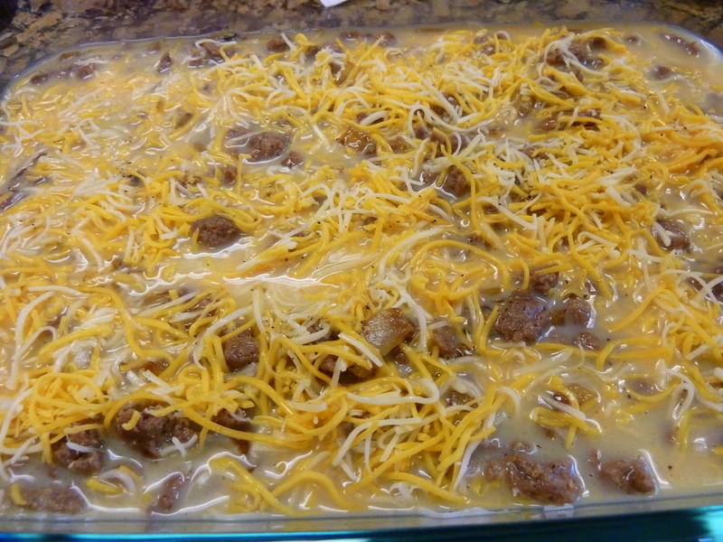 Cookin' Cowgirl Tater Tot Turkey Sausage Breakfast Casserole